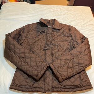Momentum Quilted Brown Jacket size small